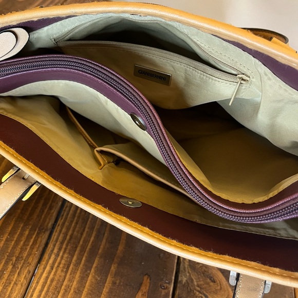 Giani Bernini Maroon Shoulder Bag - Picture 7 of 14